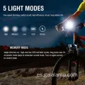 Set de luz de bicicleta impermeable recargable de USB
